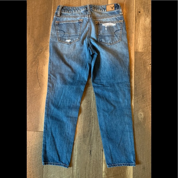 American Eagle Outfitters Boy Crop Distressed Jeans - Picture 3 of 7